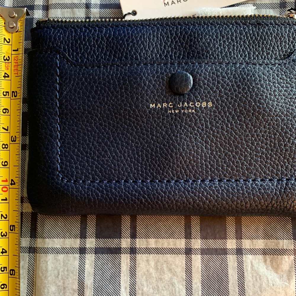NWT MARC JACOBS Empire City Wristlet (Dark Navy) - Picture 9 of 11